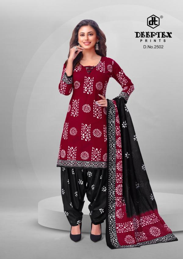 Deeptex Batik Plus Vol 25 Cotton Dress Material Collection